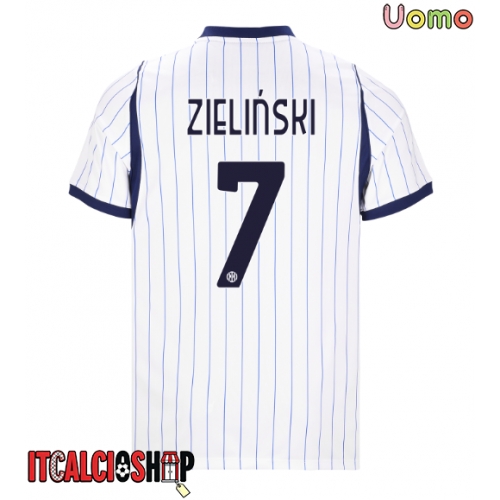 Inter Milan Piotr Zielinski #7 Seconda Maglia 2026-27 Manica Corta